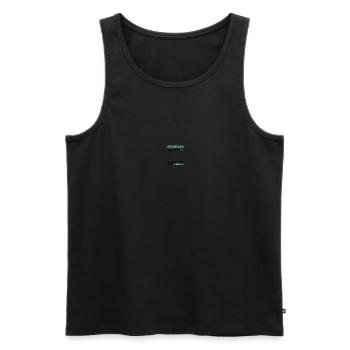18. Geburtstag Gästebuch dann gibts Kindersekt - Débardeur bio Premium Homme - noir - Devant - Michal (187cm)