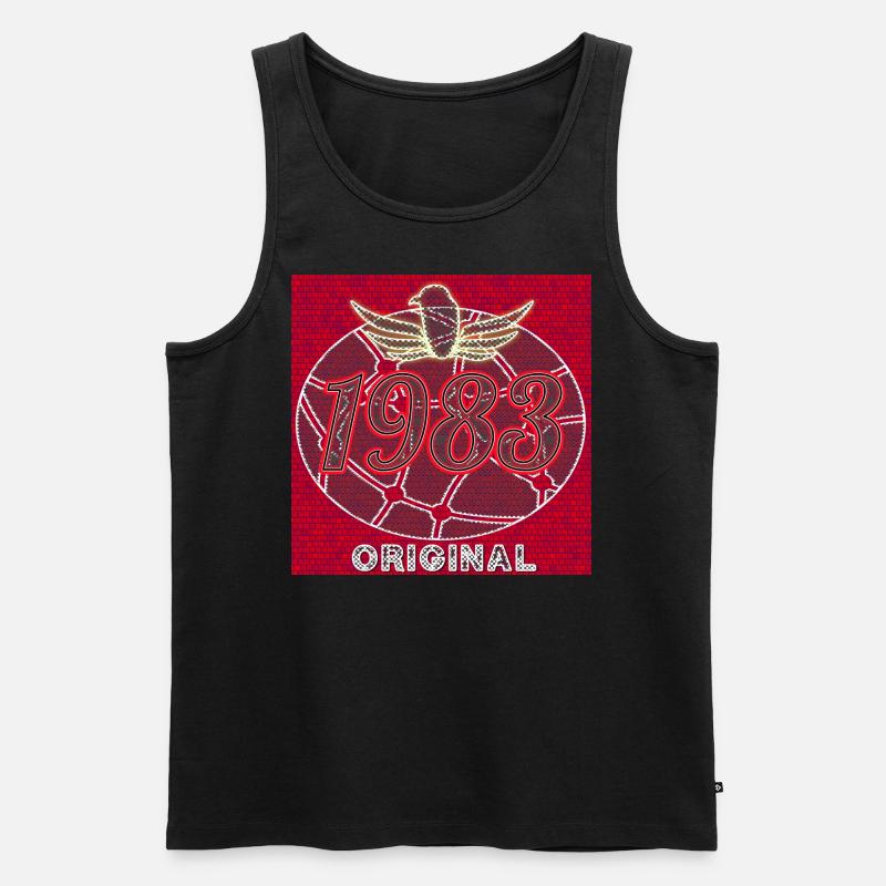 1983 (Original) - Abbild - 2023 - Männer Premium Bio Tank Top - Schwarz