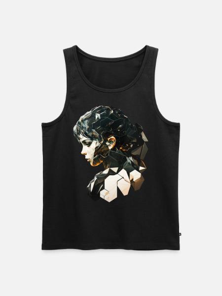 Anime No8 - Männer Premium Bio Tank Top - Schwarz