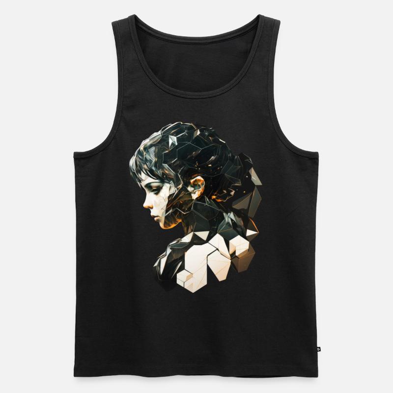 Anime No8 - Männer Premium Bio Tank Top - Schwarz