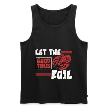Krebse kochen Lustige Flusskrebse Hummer - Männer Premium Bio Tank Top - Schwarz - Vorne - AI Model Male 178 light (178cm)
