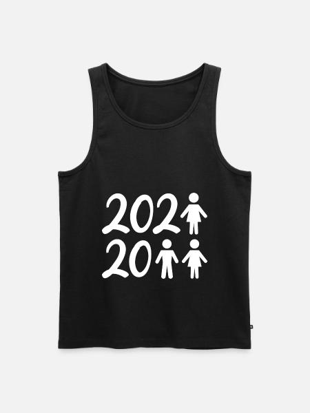 2021-2022 family - Men's Premium Organic Tank Top - black