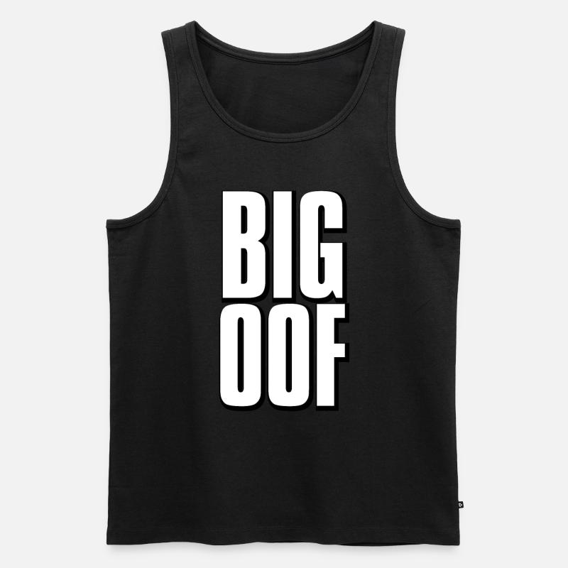 Großes oof Meme - Männer Premium Bio Tank Top - Schwarz