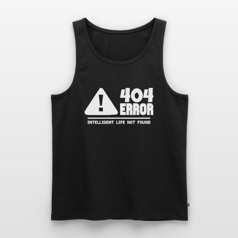 Computer and programmer geek. 404 Errors Men's Premium Organic Tank Top