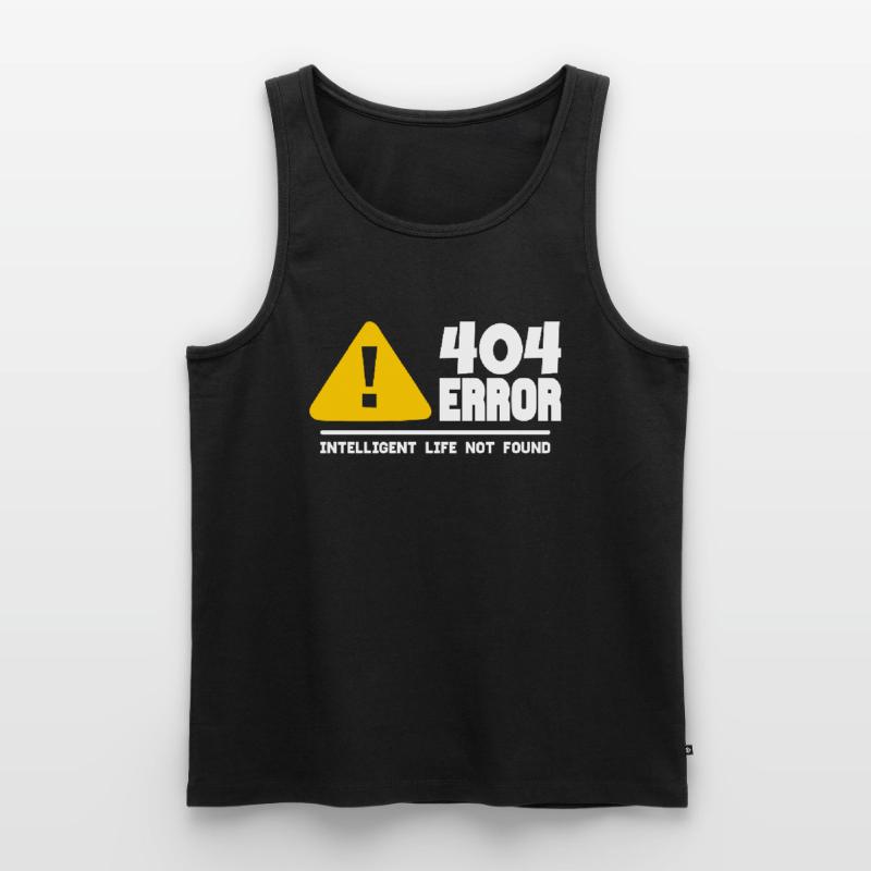 Computer and programmer geek. 404 Errors Men's Premium Organic Tank Top