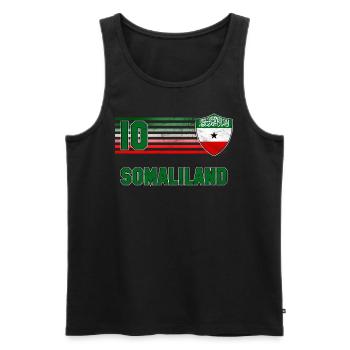 Somaliland - Débardeur bio Premium Homme - noir - Devant - Michal (187cm)