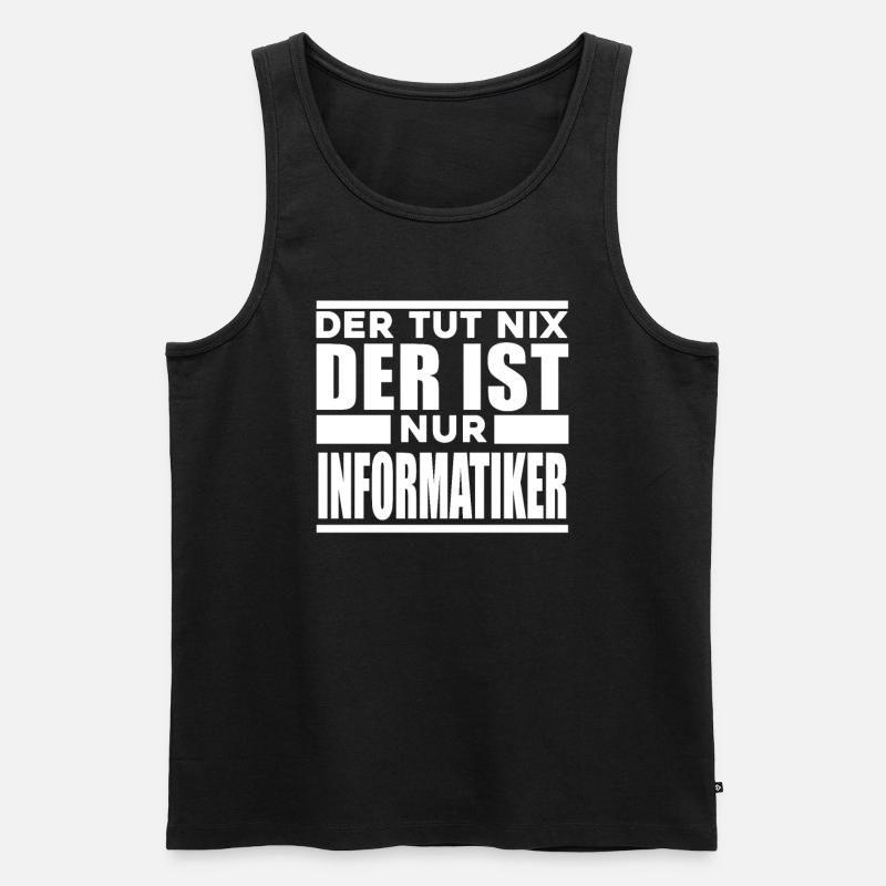 Informatiker - Männer Premium Bio Tank Top - Schwarz