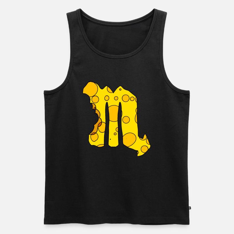 Sternzeichen Skorpion - Männer Premium Bio Tank Top - Schwarz