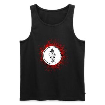Vogelscheuche - Männer Premium Bio Tank Top - Schwarz - Vorne - AI Model Male 178 light (178cm)