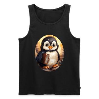 Pingouin - Débardeur bio Premium Homme - noir - Devant - Michal (187cm)