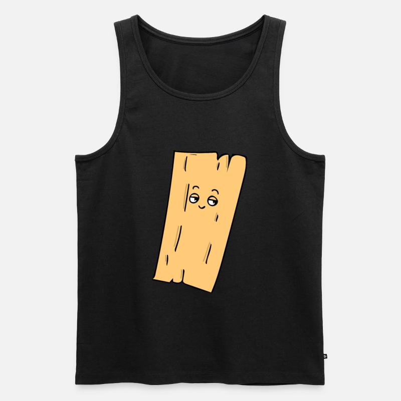 Brett - Männer Premium Bio Tank Top - Schwarz