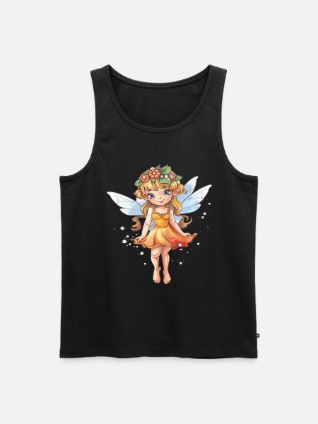 Pikku keiju Keiju Magic - Miesten premium luomu-tanktoppi - musta