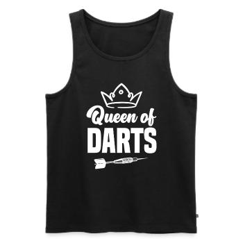 Bier Dart Dartspieler Dart - Männer Premium Bio Tank Top - Schwarz - Vorne - Michal (187cm)