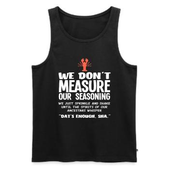 Langusten Kochen Grill Koch Languste - Männer Premium Bio Tank Top - Schwarz - Vorne - Michal (187cm)