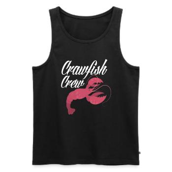 Langusten - Männer Premium Bio Tank Top - Schwarz - Vorne - AI Model Male 178 light (178cm)