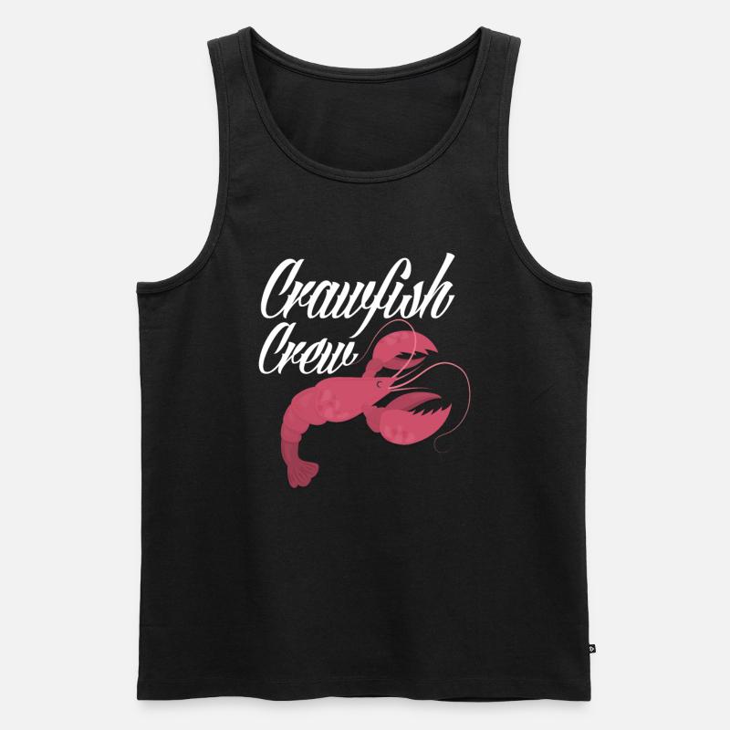 Langusten - Männer Premium Bio Tank Top - Schwarz