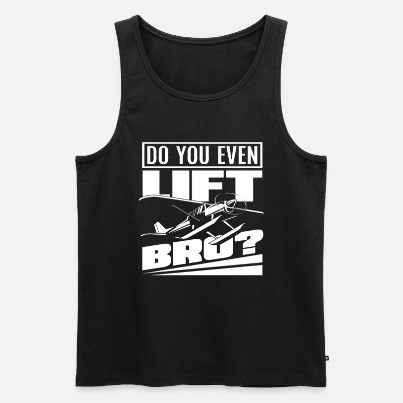 Piloten Berufspilot Geschenk - Männer Premium Bio Tank Top - Schwarz