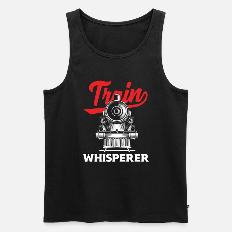 Train Whisperer - Männer Premium Bio Tank Top - Schwarz