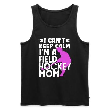 I'm a field hockey mom - Men's Premium Organic Tank Top - black - Front - Michal (187cm)