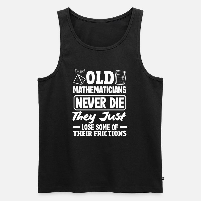 Math Teacher Math Gift - Men's Premium Organic Tank Top - black
