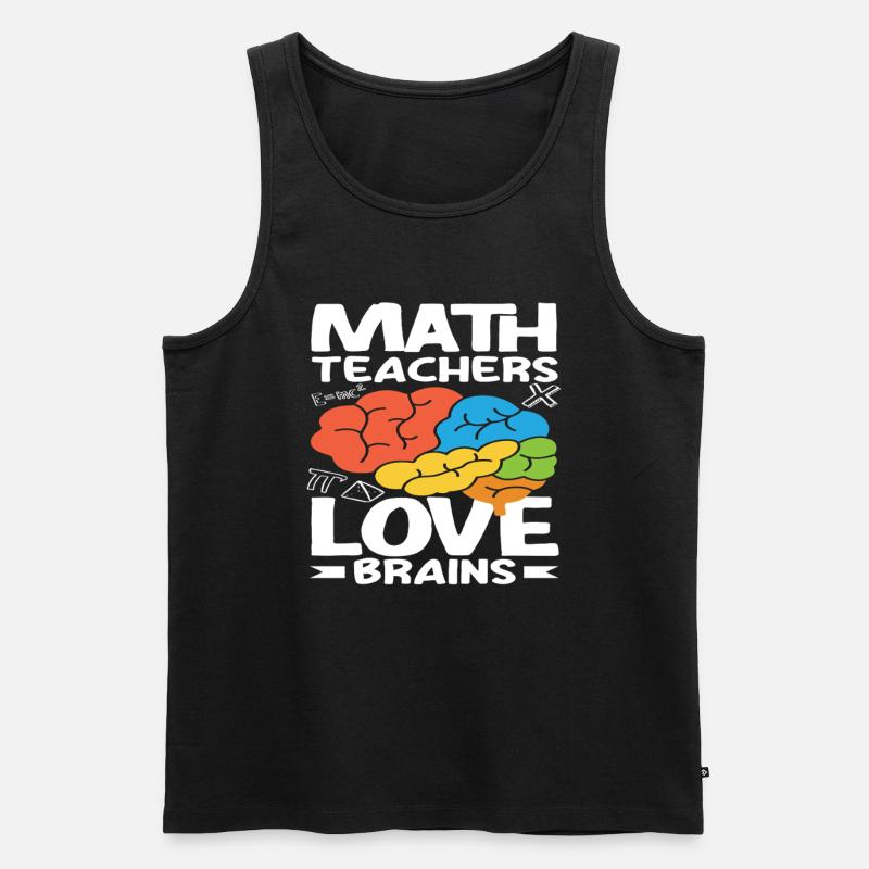 Math Teacher Math Gift - Men's Premium Organic Tank Top - black