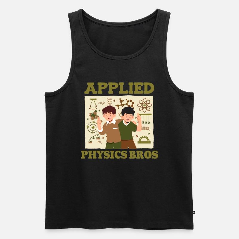 Physik Physiker - Männer Premium Bio Tank Top - Schwarz