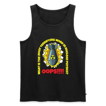 Physik Physiker - Männer Premium Bio Tank Top - Schwarz - Vorne - AI Model Male 178 light (178cm)