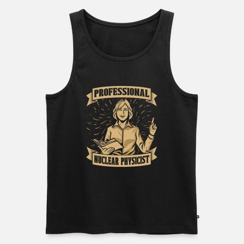 Physik Physiker - Männer Premium Bio Tank Top - Schwarz