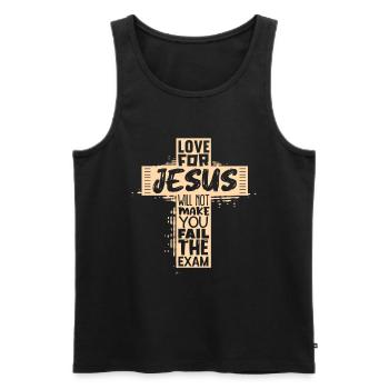 Teacher of Religion Religious Education - Men's Premium Organic Tank Top - black - Front - Michal (187cm)