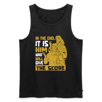 Teacher of Religion Religious Education - Men's Premium Organic Tank Top - black - Front - Michal (187cm)