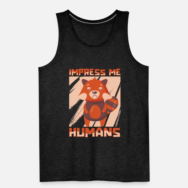 Roter Panda Männer Premium Bio Tank Top