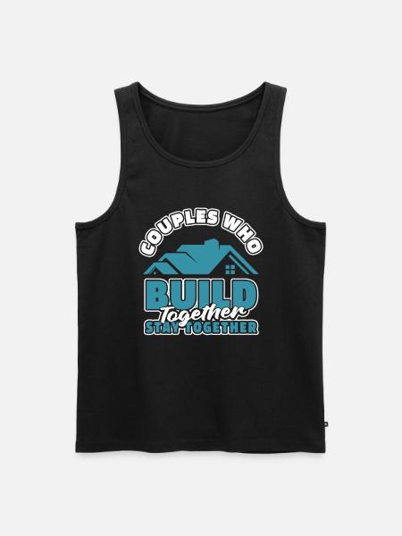 Architect Architecture Couple - Men's Premium Organic Tank Top - black