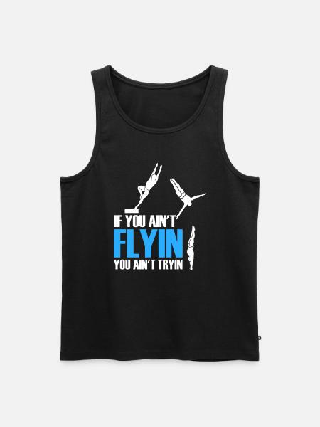 Diving Divers Lustig - Men's Premium Organic Tank Top - black