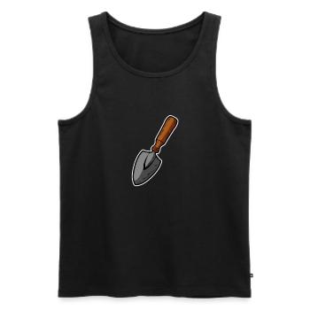 Hobby Gardener Garden - Men's Premium Organic Tank Top - black - Front - Michal (187cm)