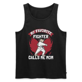 Taekwondo Son - Débardeur bio Premium Homme - noir - Devant - Michal (187cm)