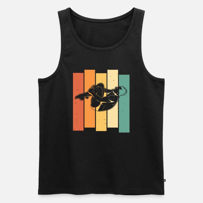 Turmspringen Turmspringer - Männer Premium Bio Tank Top - Schwarz