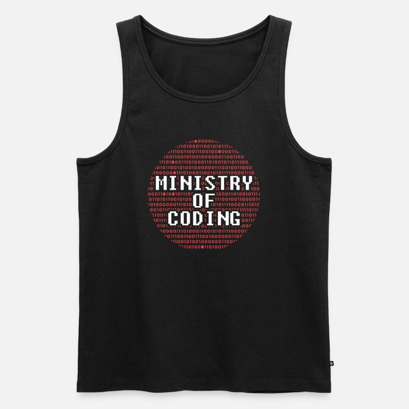 Developer Coder Programmer Ministry - Men's Premium Organic Tank Top - black