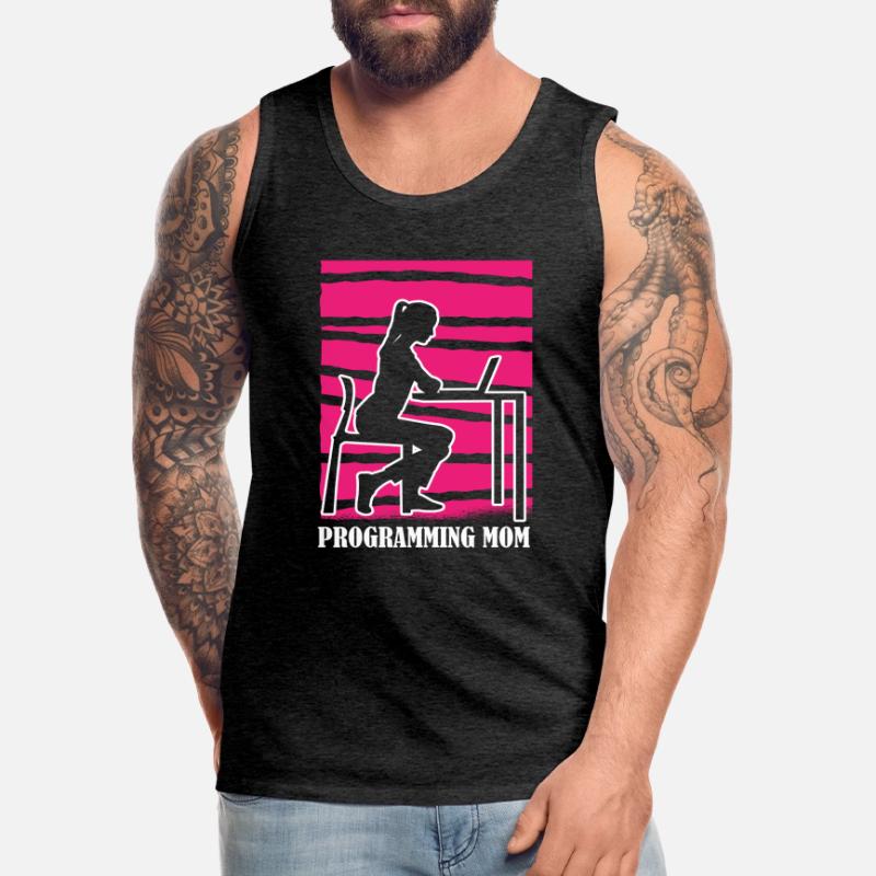Developer Coder Programmer Mama Men's Premium Organic Tank Top
