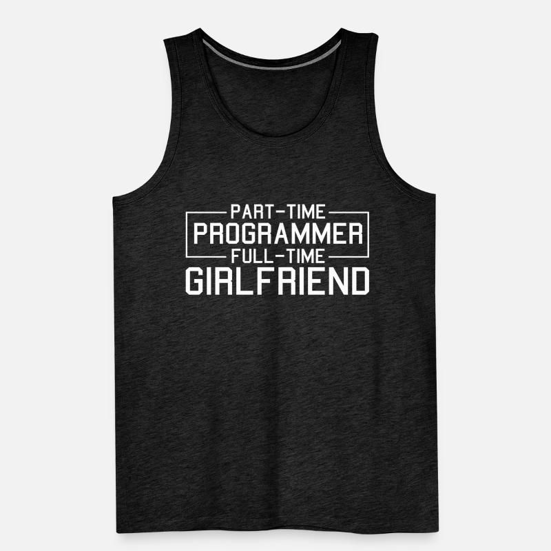 Entwickler Coder Programmierer Feste Freundin Männer Premium Bio Tank Top
