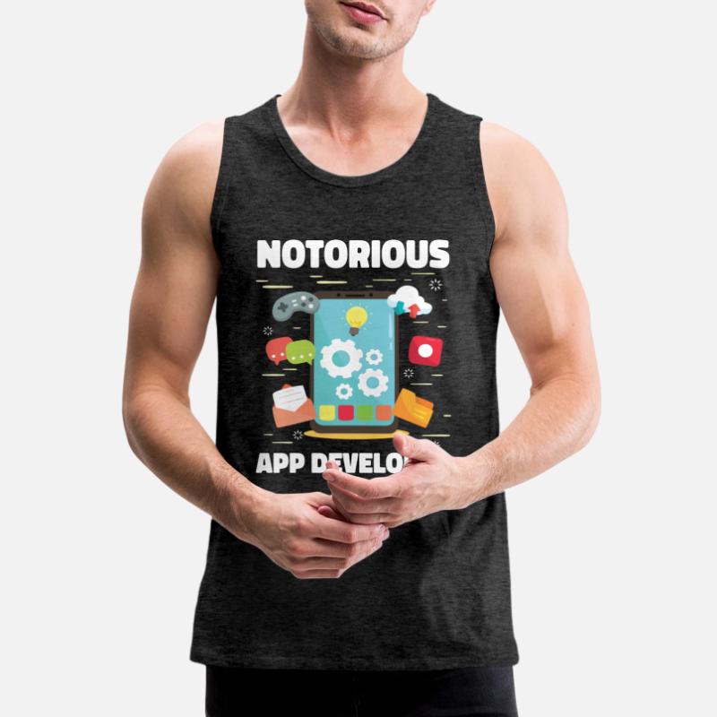 Entwickler Coder Programmierer App Männer Premium Bio Tank Top