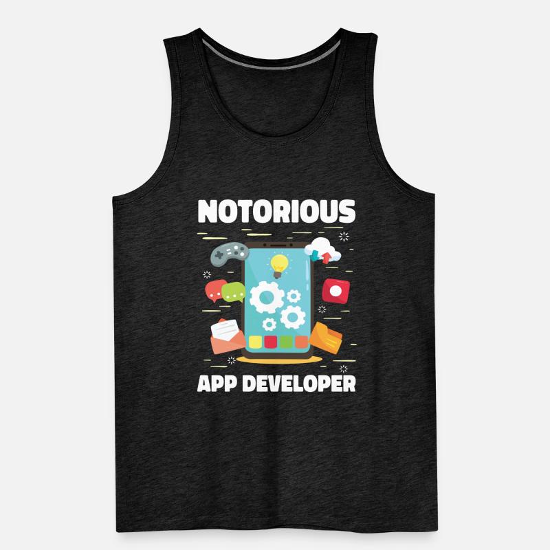 Entwickler Coder Programmierer App Männer Premium Bio Tank Top