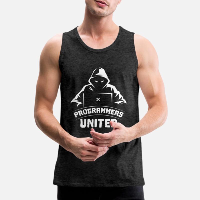 Developer Coder Programmer Men's Premium Organic Tank Top
