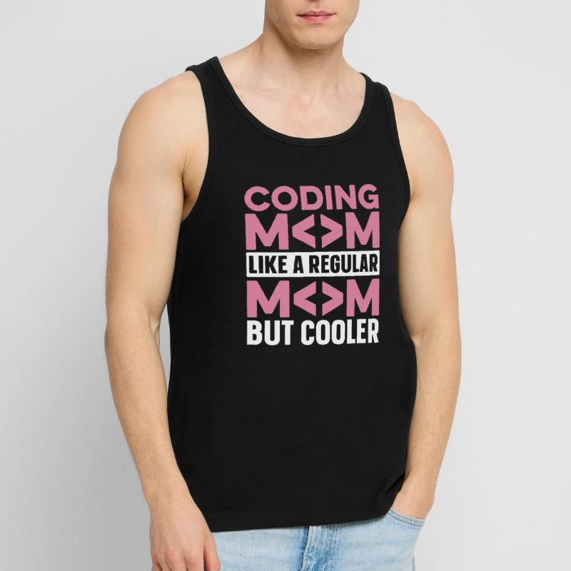 Developer Coder Programmer Mama Men's Premium Organic Tank Top