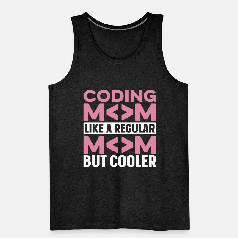 Entwickler Coder Programmierer Mama Männer Premium Bio Tank Top