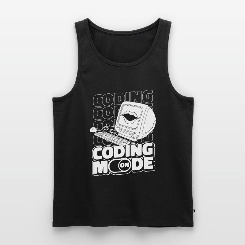 Developer Coder Programmer Computer Débardeur bio Premium Homme