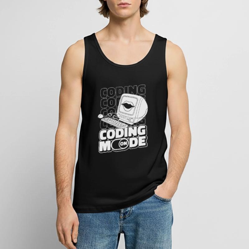 Developer Coder Programmer Computer Débardeur bio Premium Homme