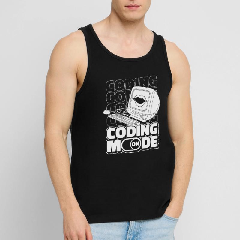 Developer Coder Programmer Computer Débardeur bio Premium Homme
