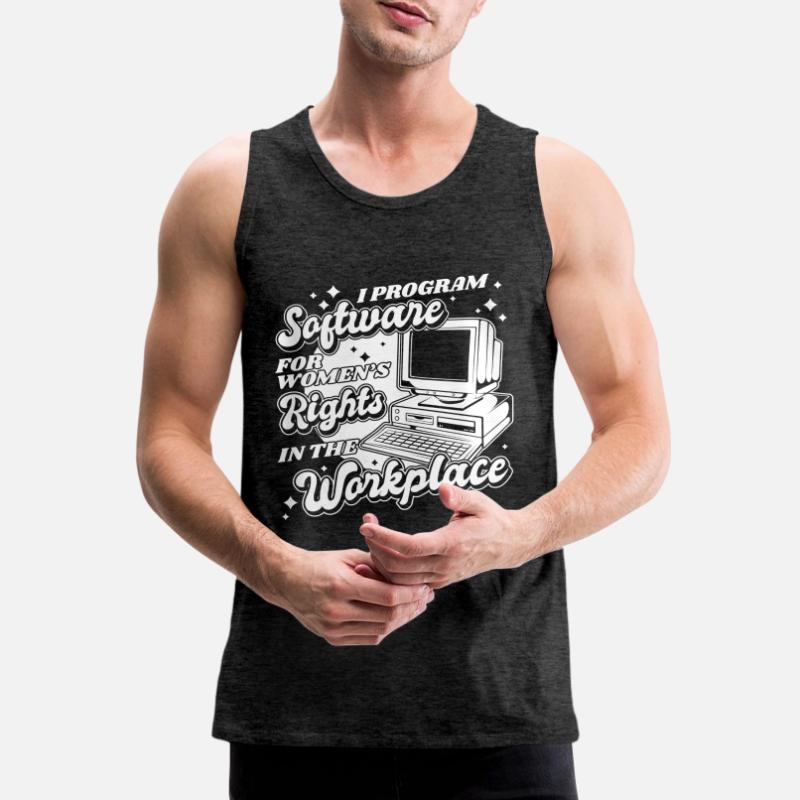 Entwickler Coder Programmierer Computer Männer Premium Bio Tank Top