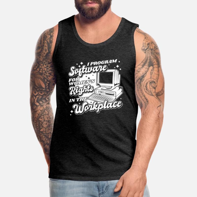 Entwickler Coder Programmierer Computer Männer Premium Bio Tank Top