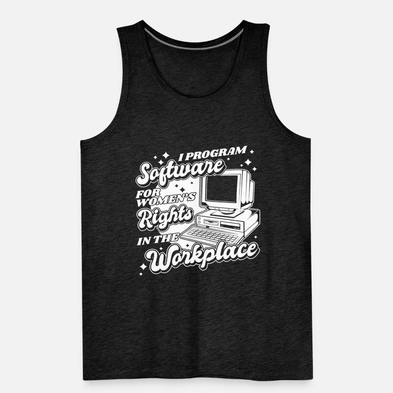 Entwickler Coder Programmierer Computer Männer Premium Bio Tank Top